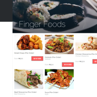 Elegant Food menu design