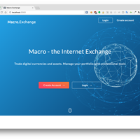Macro - global cryptocurrency exchange