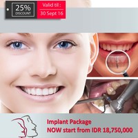 A promotional flyer for dental services