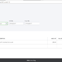 Creating bill using Quickbooks Online