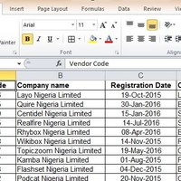 data entry sample