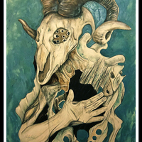 Traditional Oil Painting on paper, 3ft x 4ft