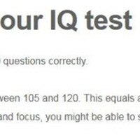 IQ TEST RESULT
