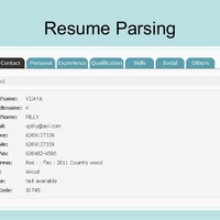NLP Based resume parsing