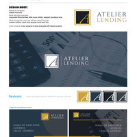 Atelier Lending Logo Design Brand Identity