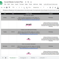 Social Media Content Plan