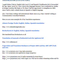 Translator  ITA ENG ESP