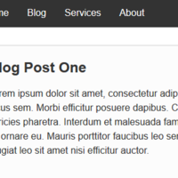 A custom theme for WordPress