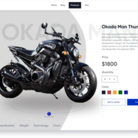 Product description page