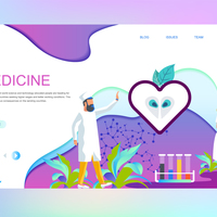 Medical Landing Page UIUX Exploration