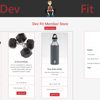 Dev Fit - Member Store