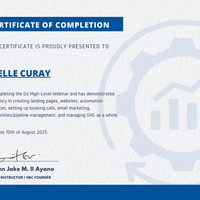 Certificate for GoHighLevel