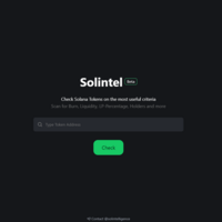 Token Rugcheck Platform