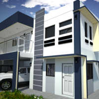 Exterior Render of Perspective