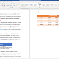 Data entry on Words