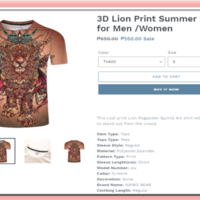 My sample Shopify Store for 3D forMen