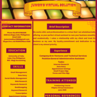 MY RESUME USING CANVA