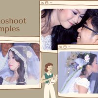 Pre-wedding photoshoot samples