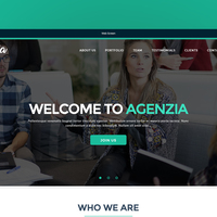 Layout for WordPress Theme - AGENZIA