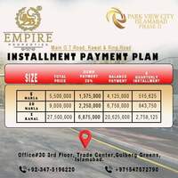 payment plan in park view  housing society