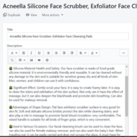 Product Listing- Shopify