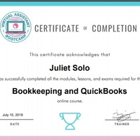 Bookkeeping and Quick Books Certificate
