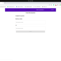 Polling webapp