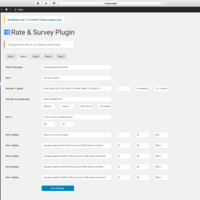 Rate & Survey Plugin - Step 2