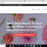 Website for Nature & Health nutrition 