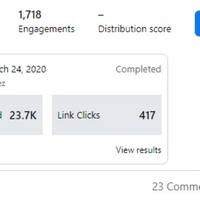 2nd result of FB ad I set up backed in 2020