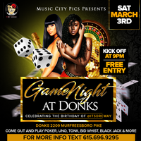 Club Flyer Design- Game Night Theme