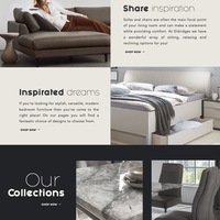 Web page Mock Up for a Furniture Company