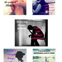 I used Canva to publish my favorite quotes