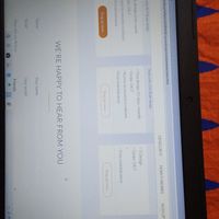 Frontend of a website