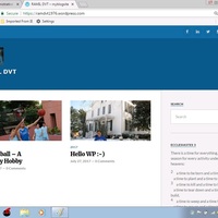 My personal blog using WordPress