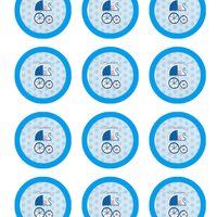 Sample of Dobe Cup Cake Topper