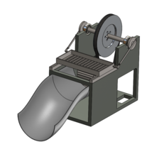 Mechanical sieving machine 