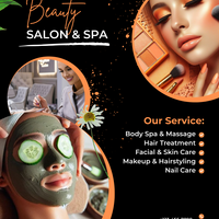 Design poster for  beauty salon and spa