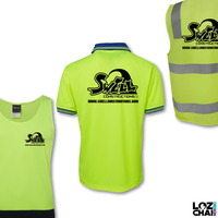 Hi Vis apparel design and print - Loz Chai 