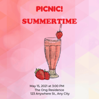 Summer camp invitation sample designn 
