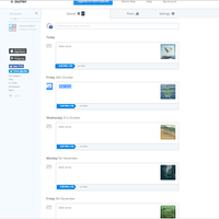 Buffer making it was setting an schedule.