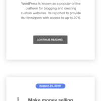BePro Themes Mobile Layout