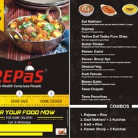 Design of Menu card.