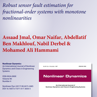 Cover page of one of my Scientific Publications