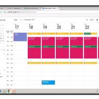 Schedudule Management in Google Calendar