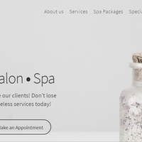 Develop a website for saloon/spa