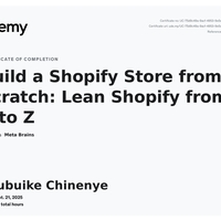 Shopify store 