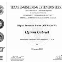 Digital Forensic Certification from USA