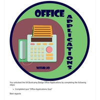 Office Application badge