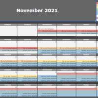 Social media calendar guide (21-Day Campaign)